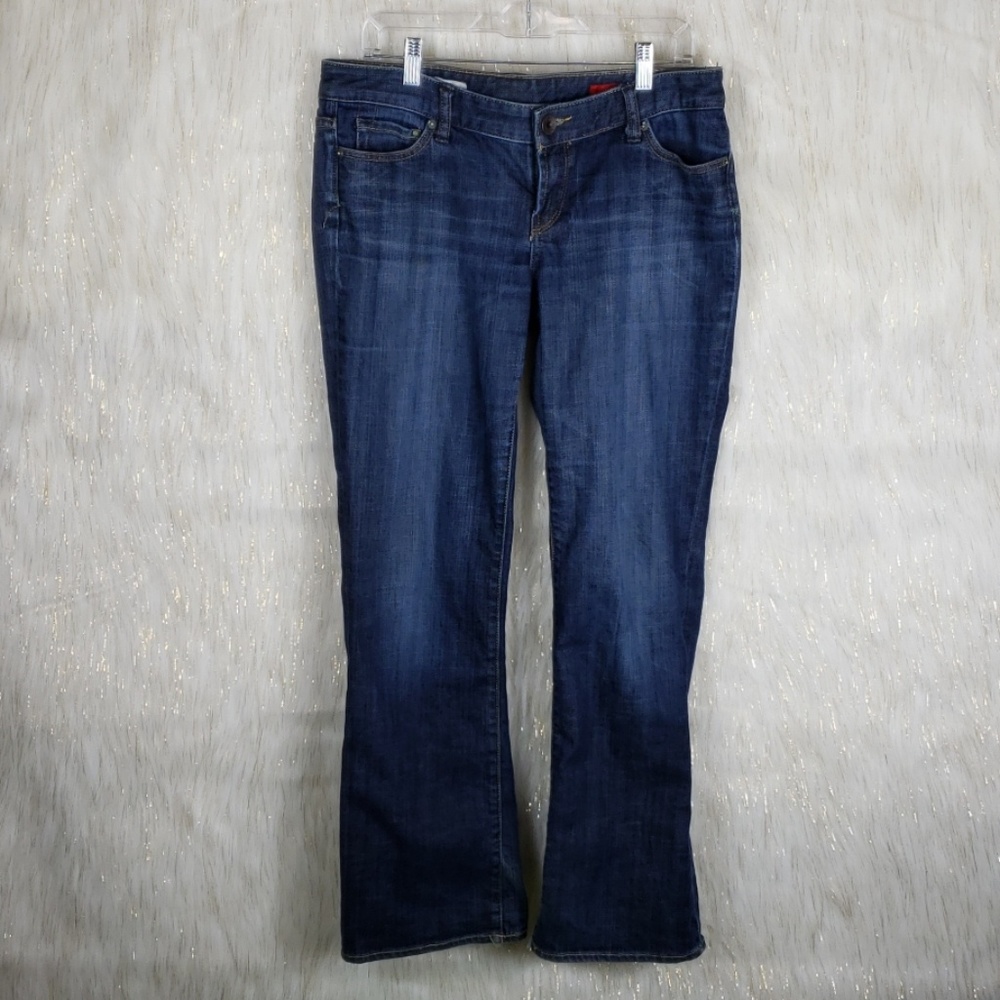 Express  X2 Low Rise Boot Cut Jeans